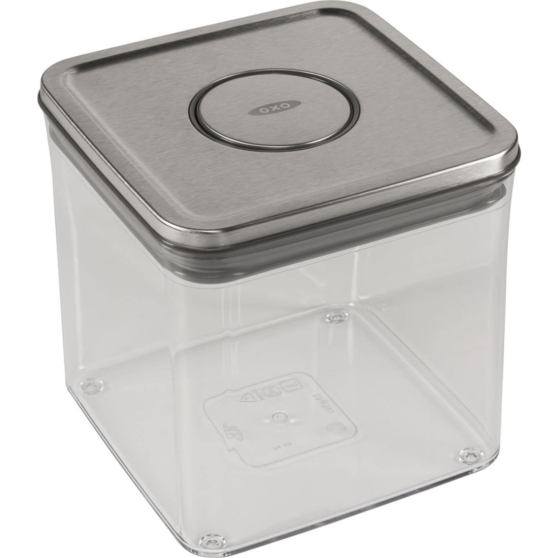 オクソー 保存容器 OXO プラスチック 密閉 2.6L ステンレス ポップコンテナ ビッグスクエア ショート
