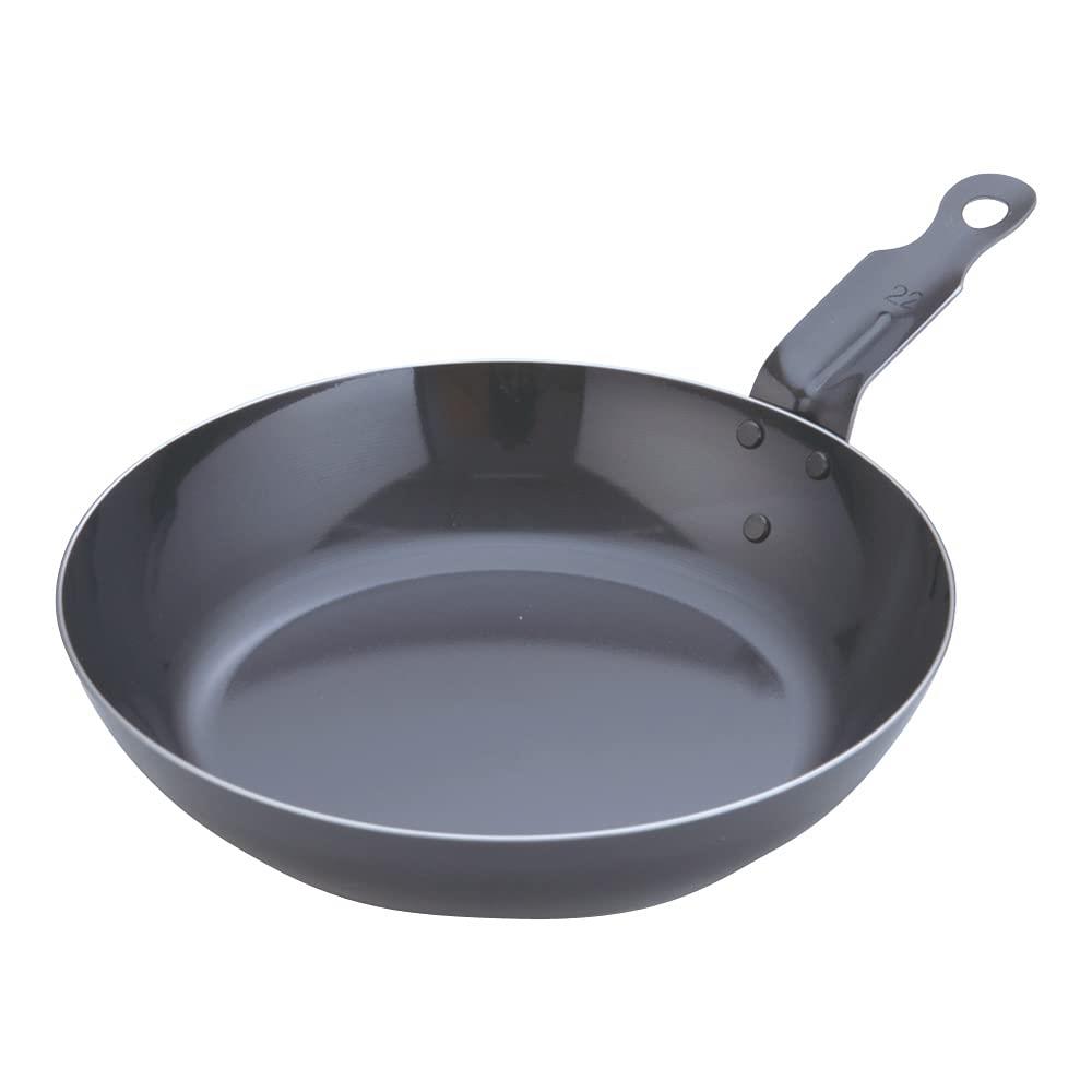 遠藤商事 TKG 鉄フライパン 22cm 内径×深さ(mm)222×45柄長(mm) 95底径(mm