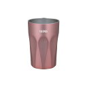 サーモス 真空断熱タンブラー 400ml ローズブラウン ガラスコップのようなデザインタンブラー JTC-400 RBW