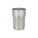 サーモス 真空断熱タンブラー 400ml シャンパンゴールド ガラスコップのようなデザインタンブラー JTC-400 CG