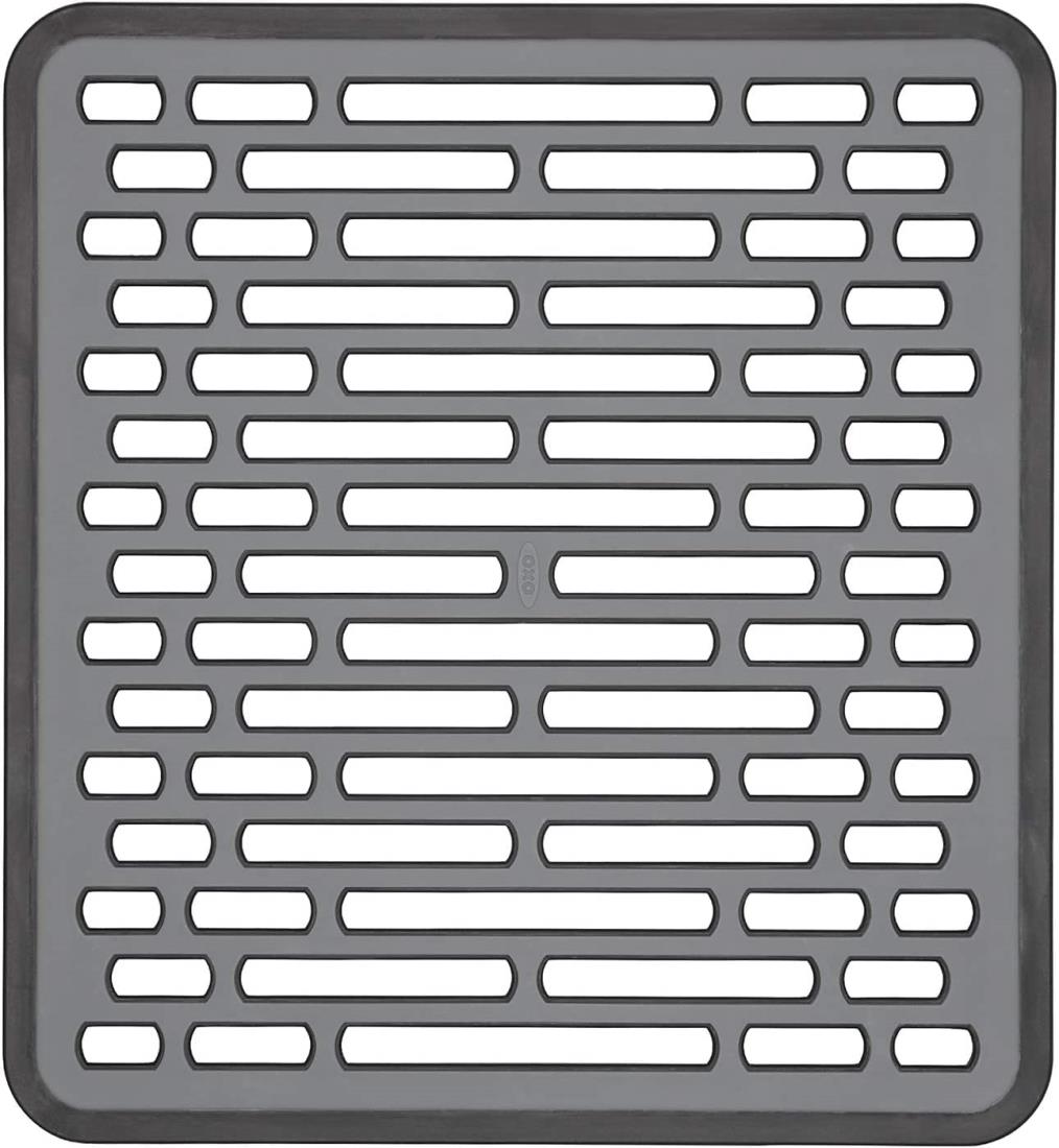 OXO シンク 用 流し 保護 マット 小サイズ グレー