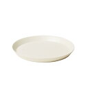 ideaco (イデアコ) 大皿 サンドホワイト プレート 24cm usumono plate24 (ウスモノ プレート24) 01)サンドホワイト