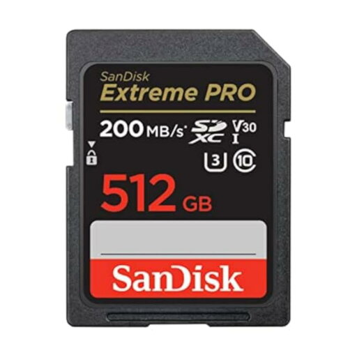 SanDisk (サンディスク) 512GB Extreme PRO SDXC UHS-I メモリーカード - C10、U3、V30、4K UHD、SDカード- SDSDXXD-512G-GN4IN SanDisk (サンディスク) 512GB Extreme PRO SDXC UHS-I メモリーカード - C10、U3、V30、4K UHD、SDカード- SDSDXXD-512G-GN4IN
