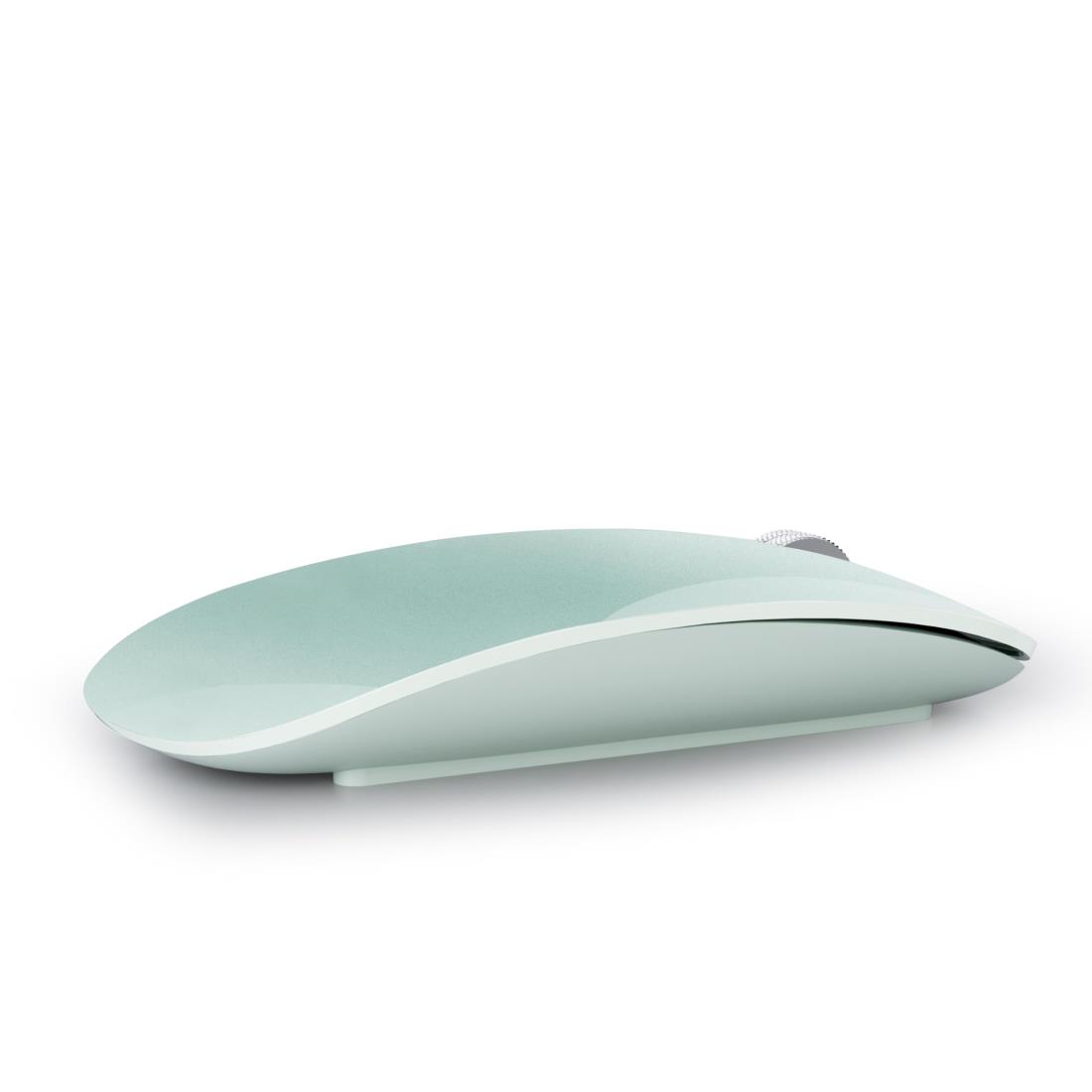 AmeToNana 雨七 ワイヤレスマウス Bluetooth マウス MouseMaster 静音マウス 薄型65g 充電式 省エネルギー 高精度 Windows/Mac/Chrome/Android/Surface/iPad OS 対応 (Green)