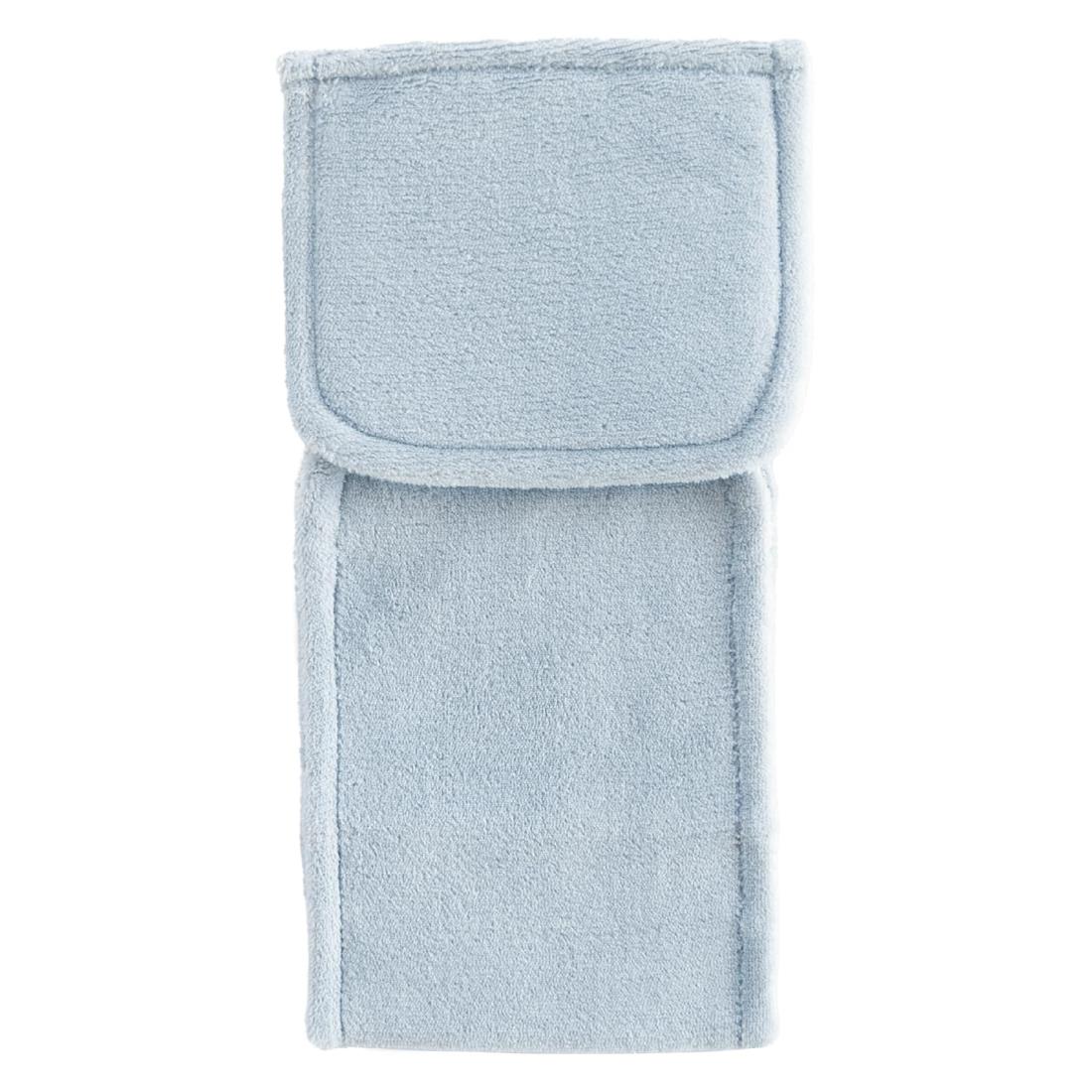 オカ(OKA) コクーン トイレットペーパーホルダーカバー ブルー (シンプル モダン 無地 洗える トイレ 1..