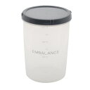 エンバランス ディープ ラウンドコンテナ L 1500ml グレー