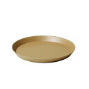 ideaco (イデアコ) 大皿 ソイルベージュ プレート 24cm usumono plate24 (ウスモノ プレート24)