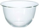 HARIO(ハリオ) 日本製 耐熱ガラス製 ボウル 1500ml BUONO kitchen MXP-150-BK クリア