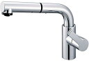 SANEI(サンエイ) キッチン用 シングルワンホール混合栓 スプレー式 シャワ・整流切替 K87520JV-13