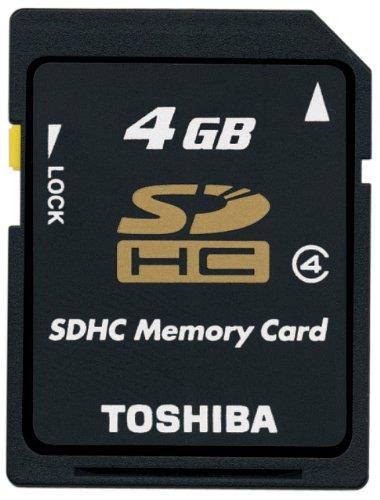 TOSHIBA SDHCメモリカード Class4 4GB SD-E004G4