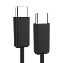 セイワ(SEIWA) USB-C & USB-C ケーブル PD対応 ナイロンUSBケーブル CtoC 1m ブラック D638 ケーブル長 1.0m PD 急速充電 60W データ通信可能 高耐久 iPhone15対応 Andrioid(2)