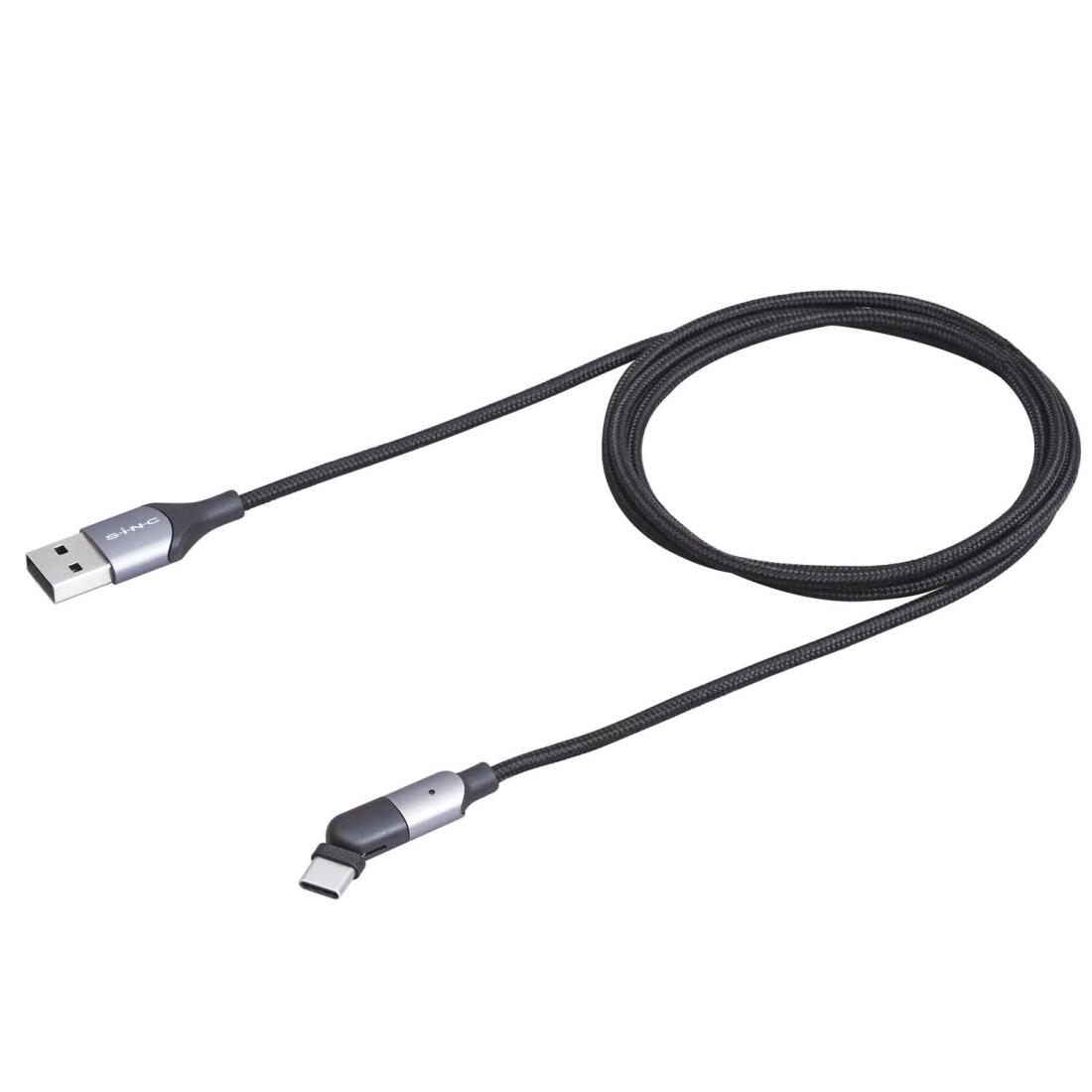 (SEIWA)  ü180ٲưUSB֥ L 1.1m Type Ato Type C ǡ̿& ֥å ...