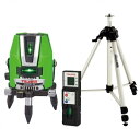 タジマ(Tajima) レーザー墨出し器 KJY矩十字&横 ゼロジー ZEROG-KJYSET 受光器・三脚セット