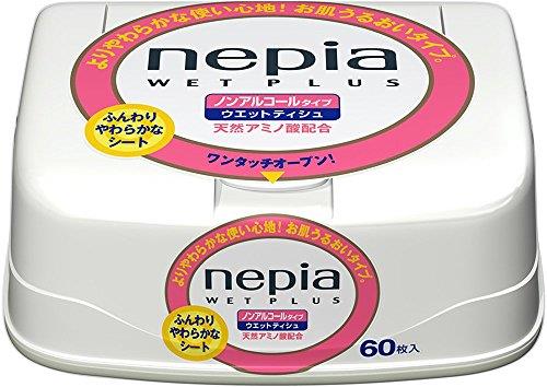 ネピア ウエットプラス 本体 60枚 無香料 ネピア ウエットプラス 本体 60枚 無香料