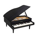 河合楽器製作所 KAWAI グランドピアノ ブラック 1141 本体サイズ:425×450×205 mm(脚付き・蓋閉じ状態)