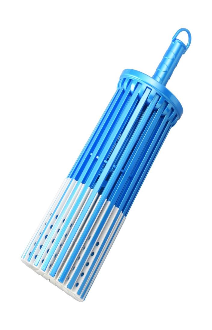 オーエ ポリプロピレン 洗濯 物干し パラソルハンガー ブルー 縦31×横64×高さ64cm 20本掛け LD 伸びる ..