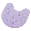 センコー S.D.S スイートラベンダー トイレファブリック トイレマット 約60×60cm ラベンダー 花柄 15707