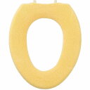 オカ(OKA) やわらか便座カバー シーズ O型専用タイプ イエロー (トイレ便座 クッション やわらか 厚織 抗菌 防臭 ソフトホック)