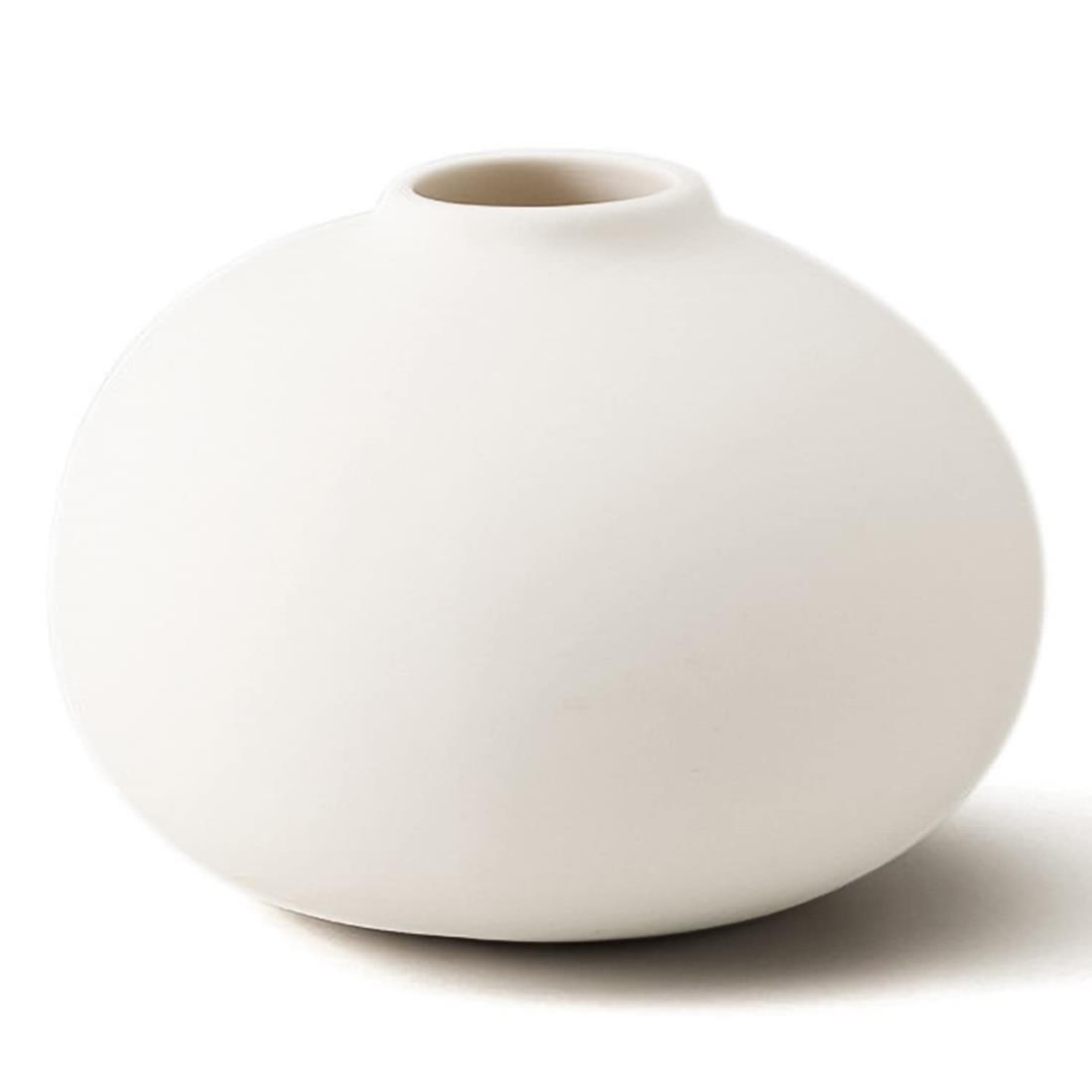 TAMAKI フラワーベース AYA(アヤ) ホワイト 9.5cm×7cm T-956441