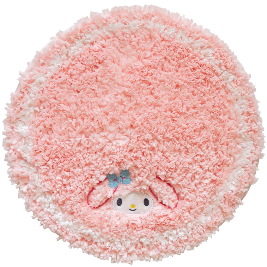 オカ(OKA) サンリオキャラクターズ マカロン マイメロディ 洗える マット 約40cm×40cm (洗面マット 玄関マット チェアマット かわいい リボン サンリオ)