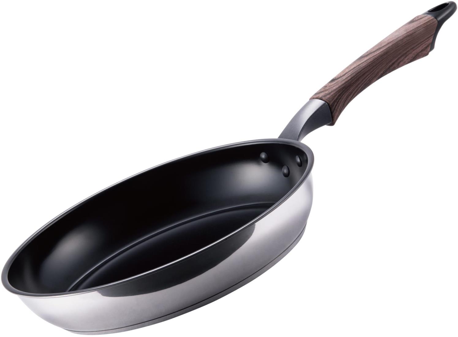 北陸アルミ フライパン 26cm ステンレス IH対応 省エネ調理 遠赤外線効果 IH調理器の熱変換効率100％ 保温性 熱伝導率 丈夫 表面が固く キズに強い ステンレスとアルミニウム3層底構造 ミラー仕上げ セラミック加工 焦げ付きにくい PFOA・PFASフリー メセラゼロ S-1334