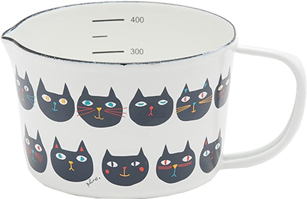 タマハシ(Tamahashi) Plune「プルーン」 メジャーカップ 450ml ミミココモモ ホーロー MC-601