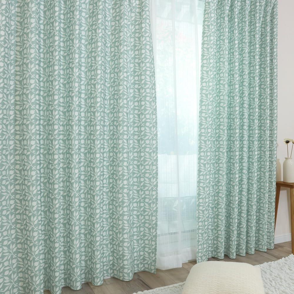 ウィリアム・モリス国産防炎カーテン...