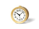レムノス アラーム時計 アナログ リキアラーム 天然色木地 RIKI ALARM CLOCK ナチュラル WR09-15NT Lemnos