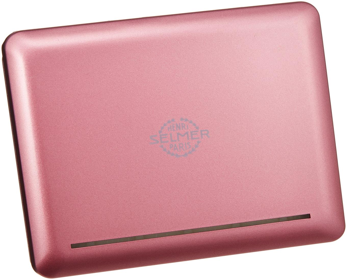 野中貿易(Nonaka Boeki) ノナカ B♭クラリネット用 プラスチック製リードケース セルマーロゴ入り 12枚用 カラー:サクラピンク