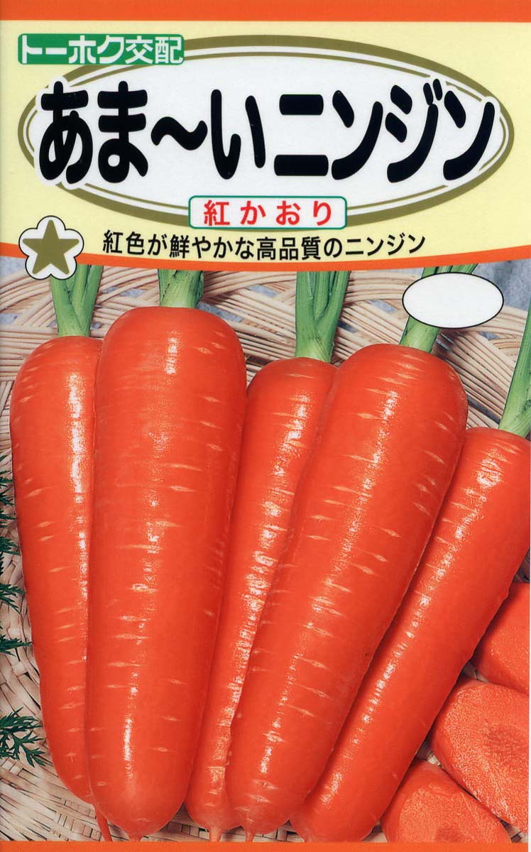 【種子】あま〜いニンジン 紅かおりトーホクのたねのサムネイル