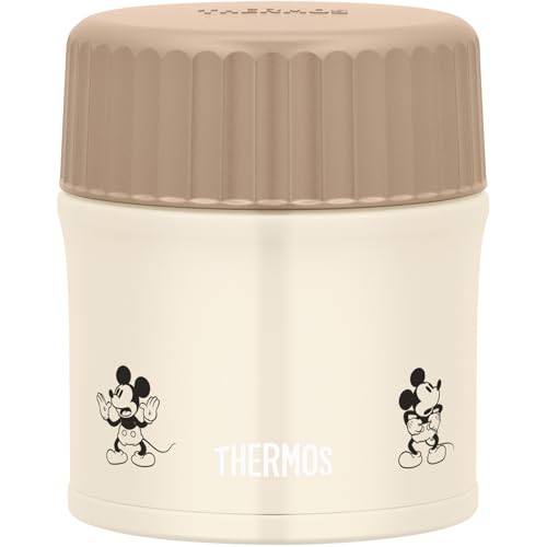 サーモス 真空断熱スープジャー 300ml ミッキー ライトベージュ 保温保冷 JBU-303DS LBE 送料無料