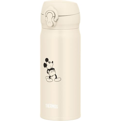 サーモス 水筒 真空断熱ケータイマグ 400ml ミッキー ライトベージュ 飲み口外せてお手入れ簡単 軽量タ..