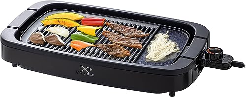 [山善] 焼き肉グリル 減煙 ワイドプレート Xグリル 一人暮らし 二人暮らし 「素早く、美味しく焼ける」..