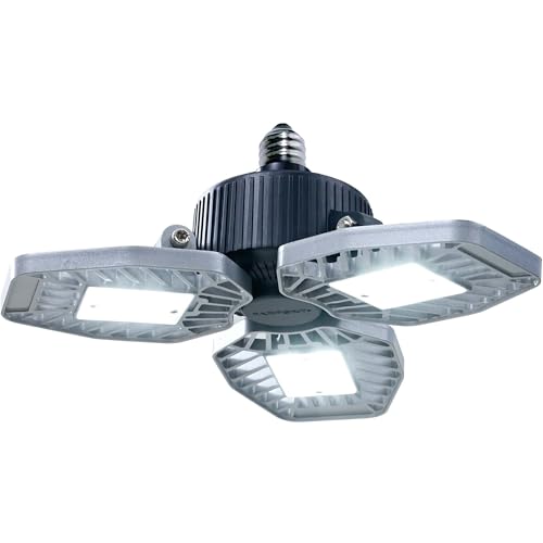 山善(YAMAZEN) LED ガレージライト ペンダントライト 角度調節140度 57W 6000lm 6500K 屋内用 省エネ 取 送料無料
