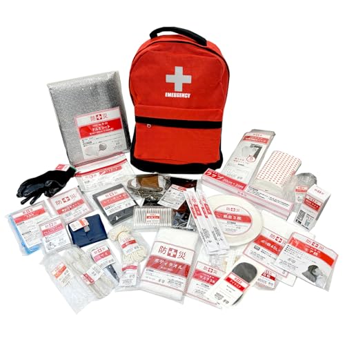 山善(YAMAZEN) 防災リュック 25L 防災グッズ 30点 セット 【防災士監修】 一次避難用 給水バッグ 携帯..