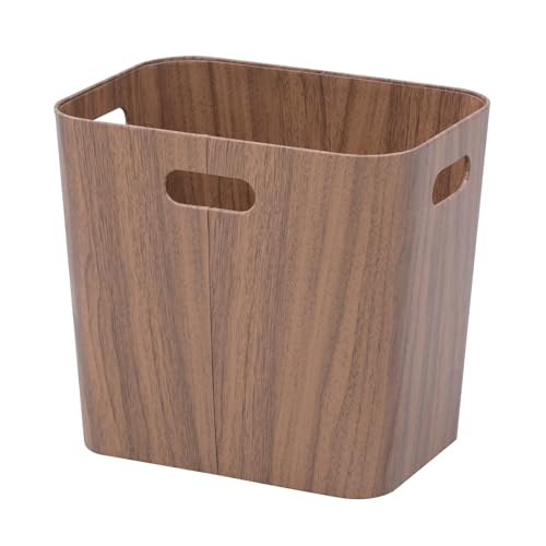 山善(YAMAZEN) 収納ボックス SDサイズ 深型 紙製 木目調 ペーパーボックス 収納ケース 軽量 ボックス ..