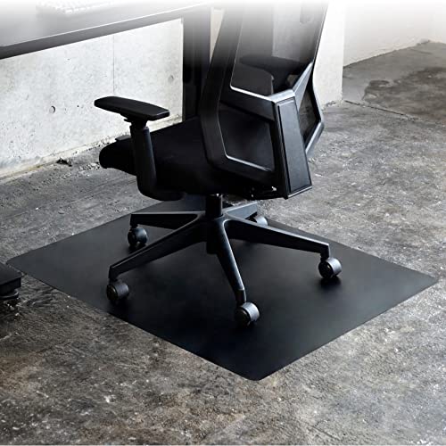 山善(YAMAZEN) チェアマット 椅子 マット 傷防止 シート ゲーミング 100×80cm 1.5mm厚 拭くだけお手入れ チェア 送料無料