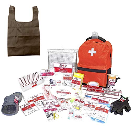 山善(YAMAZEN)【限定エコバック付き】防災バッグ 30点 セット 【防災士監修】 一次避難用 給水バッグ 携帯用トイレ 大容量 レ 送料無料