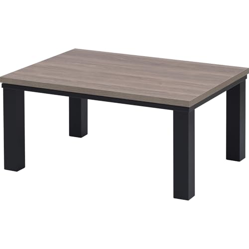 [山善] こたつ テーブル 幅80cm×奥行60cm 長方形 一人暮らし 中間入切スイッチ 温度調節無段階 ブラウ..