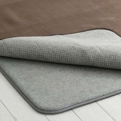 山善(YAMAZEN) ラグ カーペット アンダーラグ ゆかもふ 30mm厚 2畳 170×170cm 滑り止め 防音 洗える 防音等級 送料無料