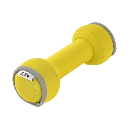 山善 ダンベル 砂鉄 0.5kg 柔らか ソフト ケガしにくい 軽量 コンパクト 筋トレ ダイエット シェイプア..