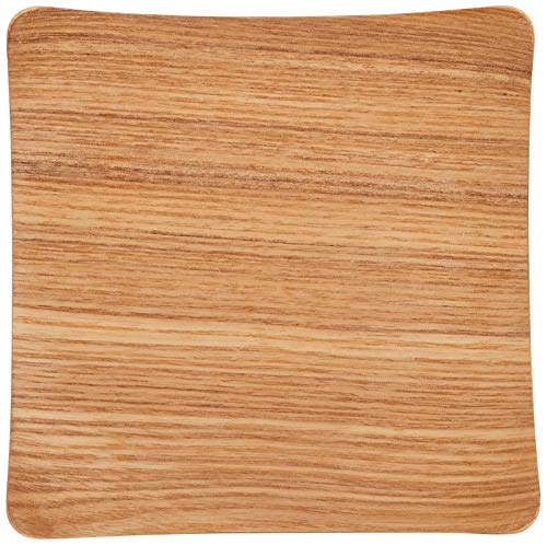 KINTO (キントー) ノンスリップ カーブコースター 120x120mm ウィロー 木製 トレイ 45143 送料無料