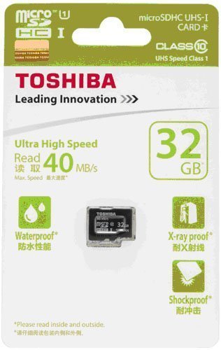 東芝 microSDHC 32GB 防水 40MB/s Class10 UHS-I TOSHIBA 送料無料