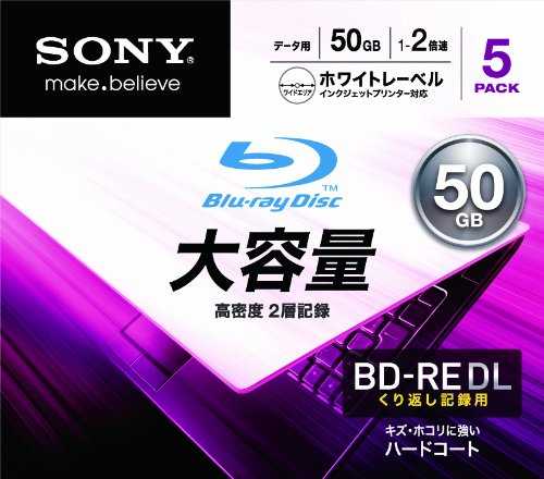 ソニー(SONY) 【5枚(地デジ約30時間)傷・埃・汚れに強い】 ソニー / 5枚入り / データ用ブルーレイディ..