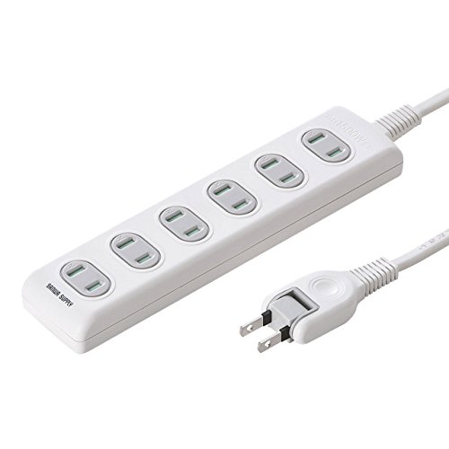 サンワサプライ(Sanwa Supply) 電源タップ 6個口・2P(10m) 火災予防安全 ホコリ防止シャッター 配線しやすいスイング 送料無料 サンワサプライ(Sanwa Supply) 電源タップ 6個口・2P(10m) 火災予防安全 ホコリ防止シャッター 配線しやすいスイング 送料無料