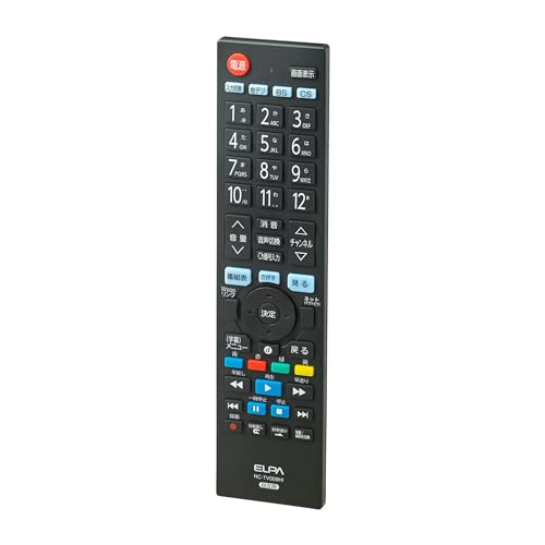 エルパ (ELPA) テレビリモコンヒタチ 動作距離:約7m 電池持続時間約12ヶ月 RC-TV009HI 送料無料