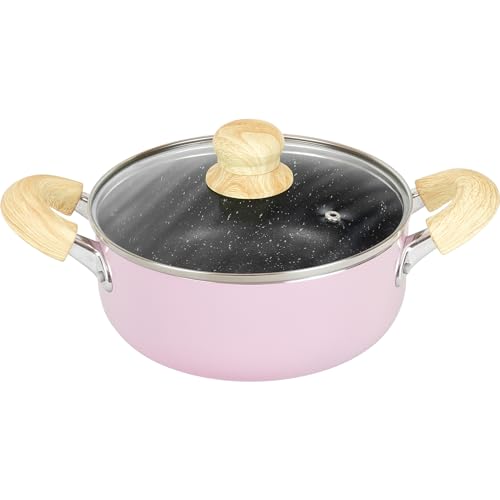 和平フレイズ さくら色 両手鍋 20cm PFOAフリー ふっ素樹脂加工 IH・ガス 新生活 リリフル RB-3072 送料無料