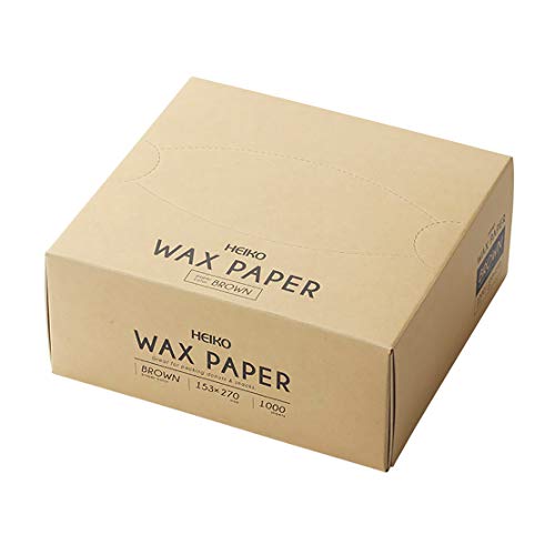 シモジマ (ヘイコー) ワックスペーパー 茶 小 1000枚 004532094 送料無料