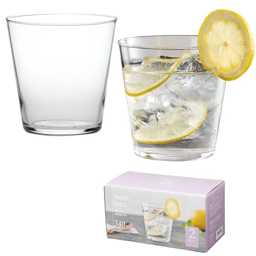 東洋佐々木ガラス ウイスキーグラス ロックグラス 薄づくりグラスセット 340ml 2個セット ロックグラス..