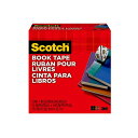 3M スコッチ 透明ブックテープ 厚手 38.1mm×13.7m 845 38 送料無料
